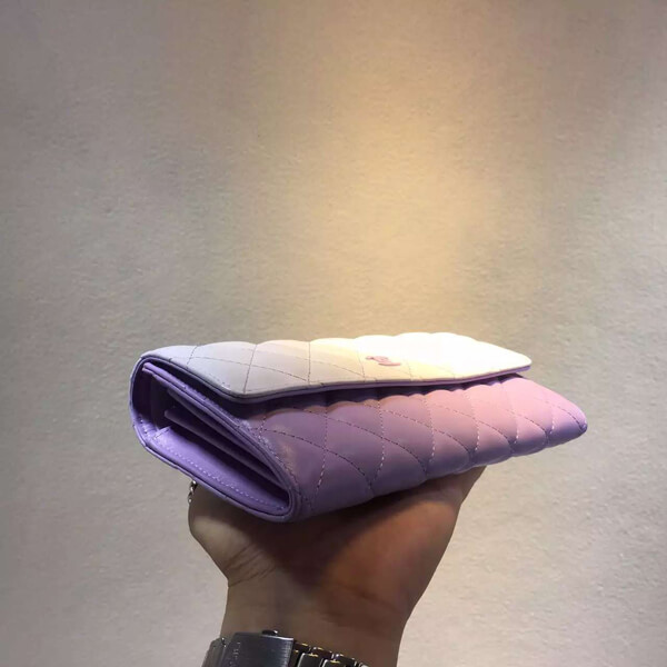 2015春夏新作 シャネルスーパーコピー《少数入荷 美グラデ》 Zip Wallet